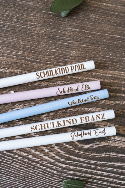 Bleistift Schulkind -personalisiert-